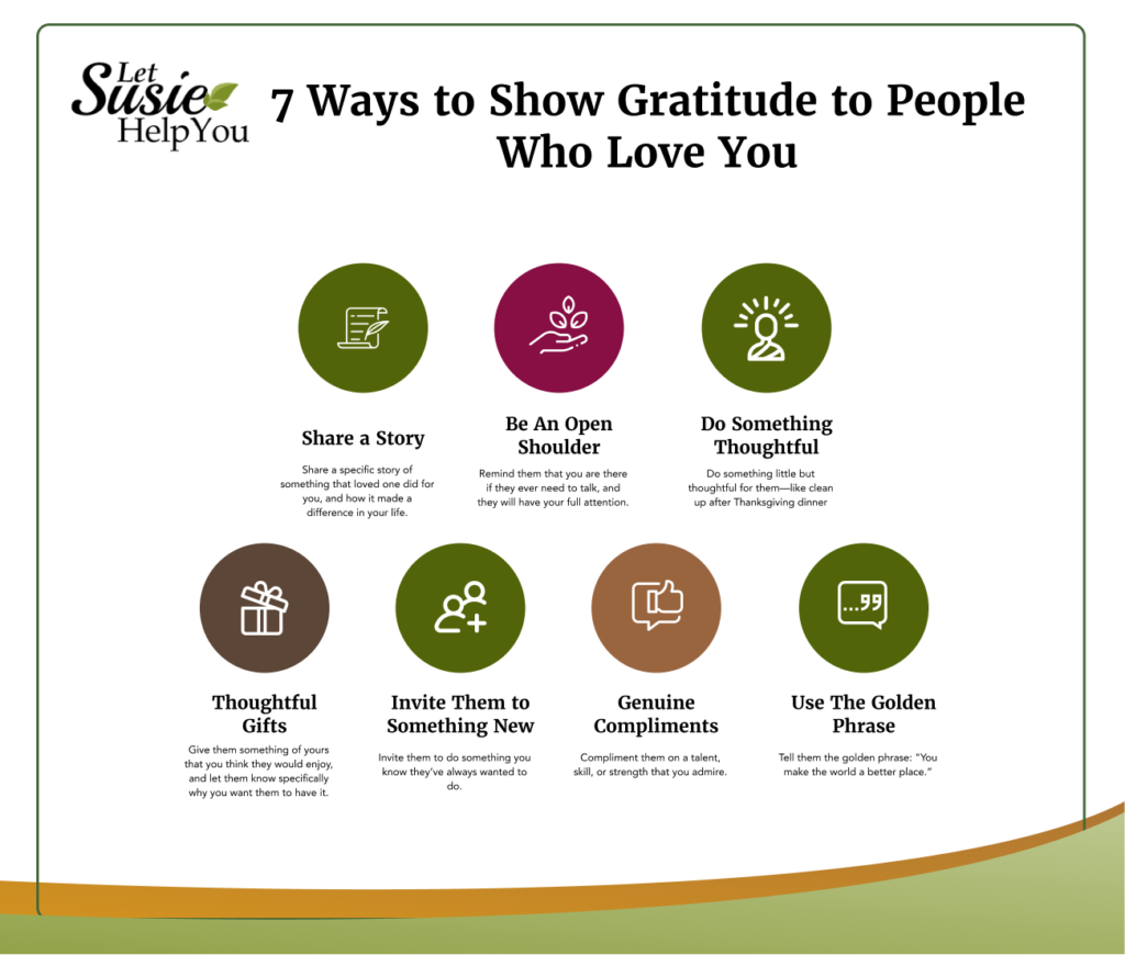 7 Ways to Show Gratitude to People Who Love You